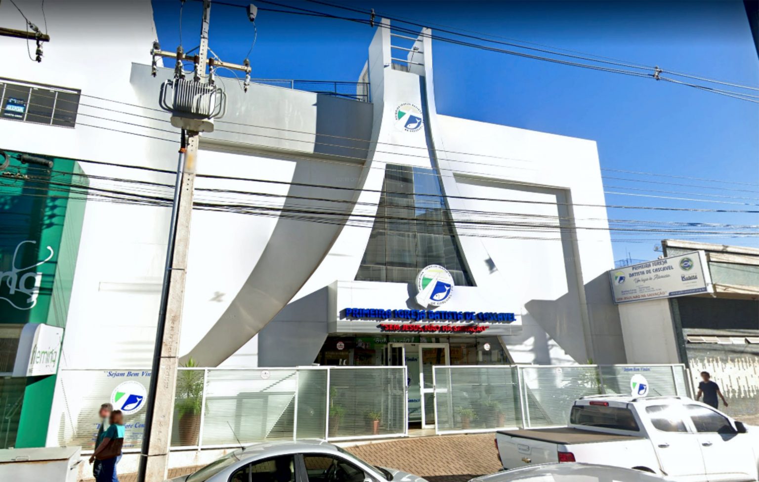 Fachada da Primeira Igreja Batista de Cascavel